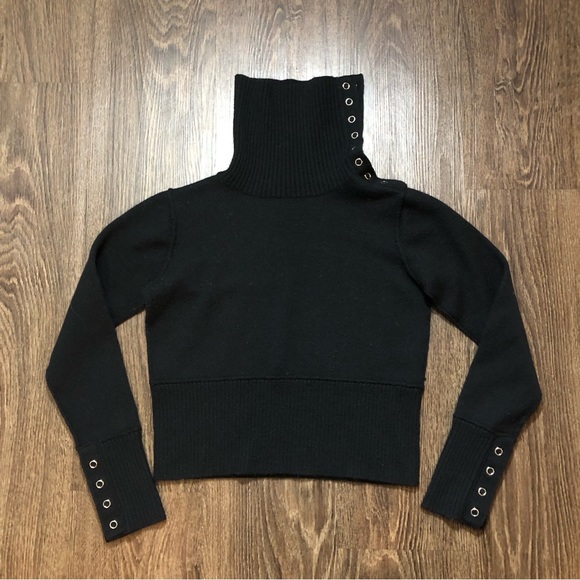 Vintage Jacob Snap Button Cropped Turtleneck - Picture 10 of 13